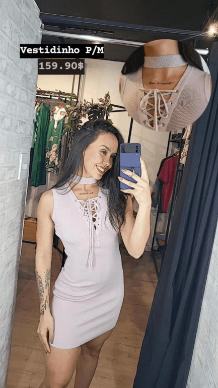 VESTIDO AMARRAS STRECH ROSA | Tam. P/M